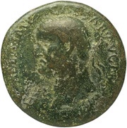 Sestertius - Galba SALVS AVGVSTA S C; Salus obverse image