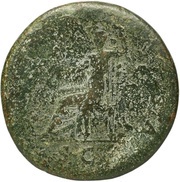 Sestertius - Galba SALVS AVGVSTA S C; Salus, Rome, 68-69 reverse image