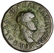 Sestertius - Galba S C; Victory obverse image