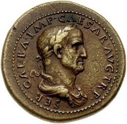 Sestertius - Galba S C; Victory obverse image
