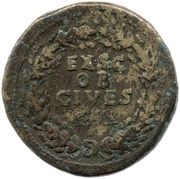 Sestertius - Galba EX S C OB CIVES SER, Rome, 68-69 reverse image