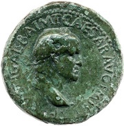 Sestertius - Galba LIBERTAS RESTITVTA S C; Libertas and Roma obverse image
