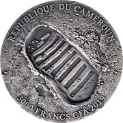 3000 Francs Moon landing obverse image