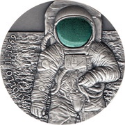 3000 Francs Moon landing, Cameroon, 2019 reverse image