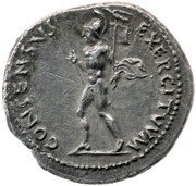 Sestertius - Vitellius HONOS ET VIRTVS S C; Virtus, Rome, 69 reverse image