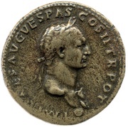 Sestertius - Vespasian PAX AVGVSTI S C; Pax obverse image