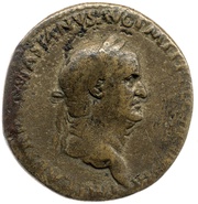 Sestertius - Vespasian FORTVNAE REDVCI S C; Fortuna obverse image