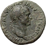 Sestertius - Vespasian FORTVNAE REDVCI S C; Fortuna obverse image
