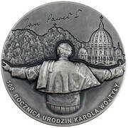 3000 Francs Karol Wojtyła reverse image