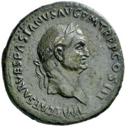 Sestertius - Vespasian IMPERATOR CAESAR S C obverse image