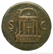 Sestertius - Vespasian S C, Rome, 71 reverse image