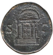 Sestertius - Vespasian S C, Rome, 71 reverse image