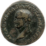Sestertius - Vespasian FORTVNAE REDVCI S C; Fortuna obverse image