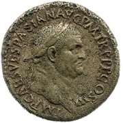 Sestertius - Vespasian IVDAEA CAPTA S C; Judaea obverse image