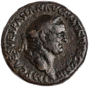 Sestertius - Vespasian IVDAEA CAPTA S C; Judaea obverse image