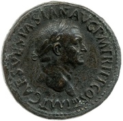 Sestertius - Vespasian LIBERTAS PVBLICA S C; Libertas obverse image