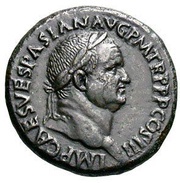 Sestertius - Vespasian S C obverse image