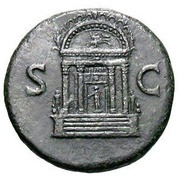 Sestertius - Vespasian S C, Rome, 71 reverse image