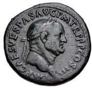 Sestertius - Vespasian FORTVNAE REDVCI S C; Fortuna obverse image