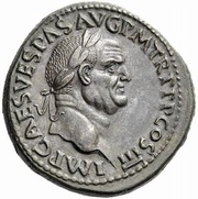 Sestertius - Vespasian IVDAEA CAPTA S C; Judaea obverse image