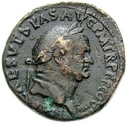 Sestertius - Vespasian IVDAEA CAPTA S C obverse image