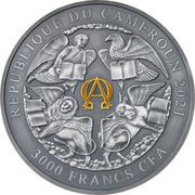 3000 Francs Lady and dragon obverse image