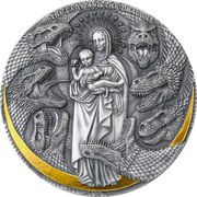 3000 Francs Lady and dragon, Cameroon, 2021 reverse image