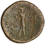 Sestertius - Vespasian S C; Mars, Rome, 71 reverse image