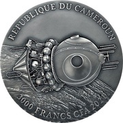 3000 Francs Vostok obverse image