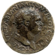 Sestertius - Titus CONGIAR PRIMVM PR DAT S C; Minerva obverse image
