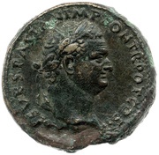 Sestertius - Titus S C obverse image