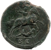 Sestertius - Titus S C, Rome, 72 reverse image