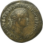 Sestertius - Titus and Domitian CAESAR DOMITIAN COS DES II S C obverse image