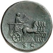 Sestertius - Titus S C, Rome, 72 reverse image