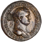 Sestertius - Titus S C obverse image