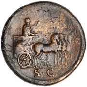 Sestertius - Titus S C, Rome, 72 reverse image