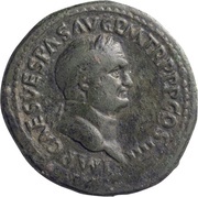 Sestertius - Vespasian LIBERTAS PVBLICA S C; Libertas obverse image