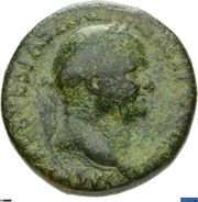 Sestertius - Vespasian PAX AVGVSTI S C; Pax obverse image