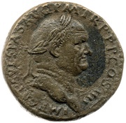 Sestertius - Vespasian S C obverse image