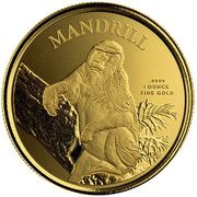 3000 Francs Mandrill, Cameroon, 2021 reverse image