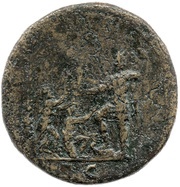 Sestertius - Titus S C; Victory, Rome, 72-73 reverse image