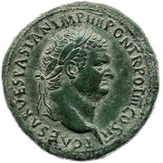 Sestertius - Titus S C obverse image