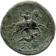 Sestertius - Titus S C, Rome, 73 reverse image