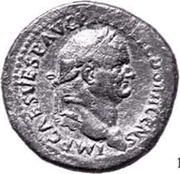 Sestertius - Vespasian ROMA S C; Roma obverse image