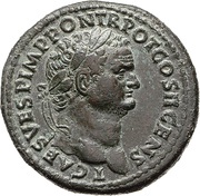 Sestertius - Titus FORTVNAE REDVCI S C; Fortuna obverse image