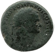 Sestertius - Titus PAX AVGVSTI S C; Pax obverse image