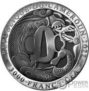 3000 Francs Samurai obverse image