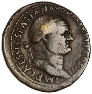 Sestertius - Vespasian PAX AVGVST S C; Pax obverse image