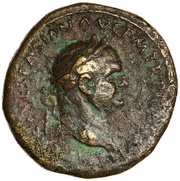 Sestertius - Vespasian S C; Spes obverse image