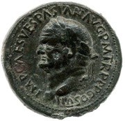Sestertius - Vespasian S C; Spes obverse image